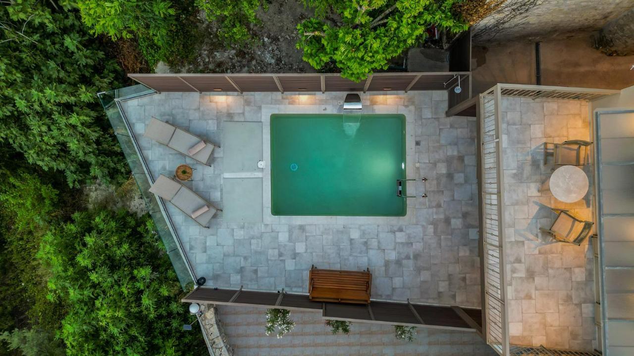Myrtillo II Sea View Villa Spanokhórion エクステリア 写真