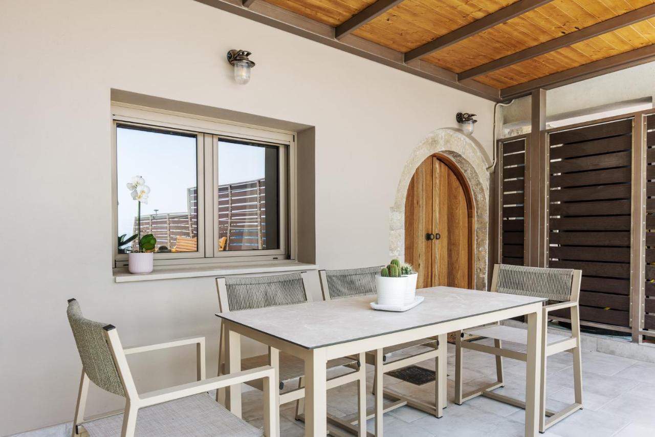 Myrtillo II Sea View Villa Spanokhórion エクステリア 写真