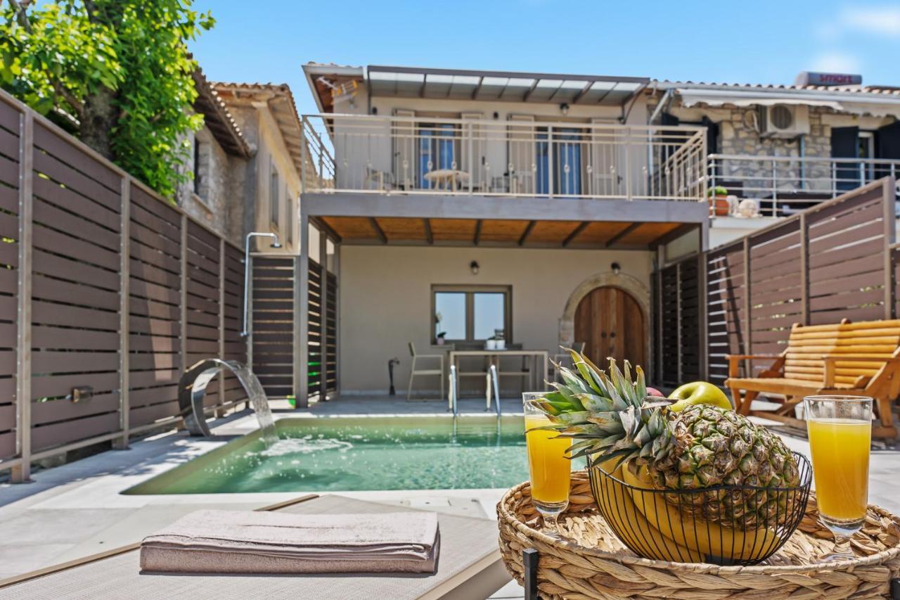 Myrtillo II Sea View Villa Spanokhórion エクステリア 写真